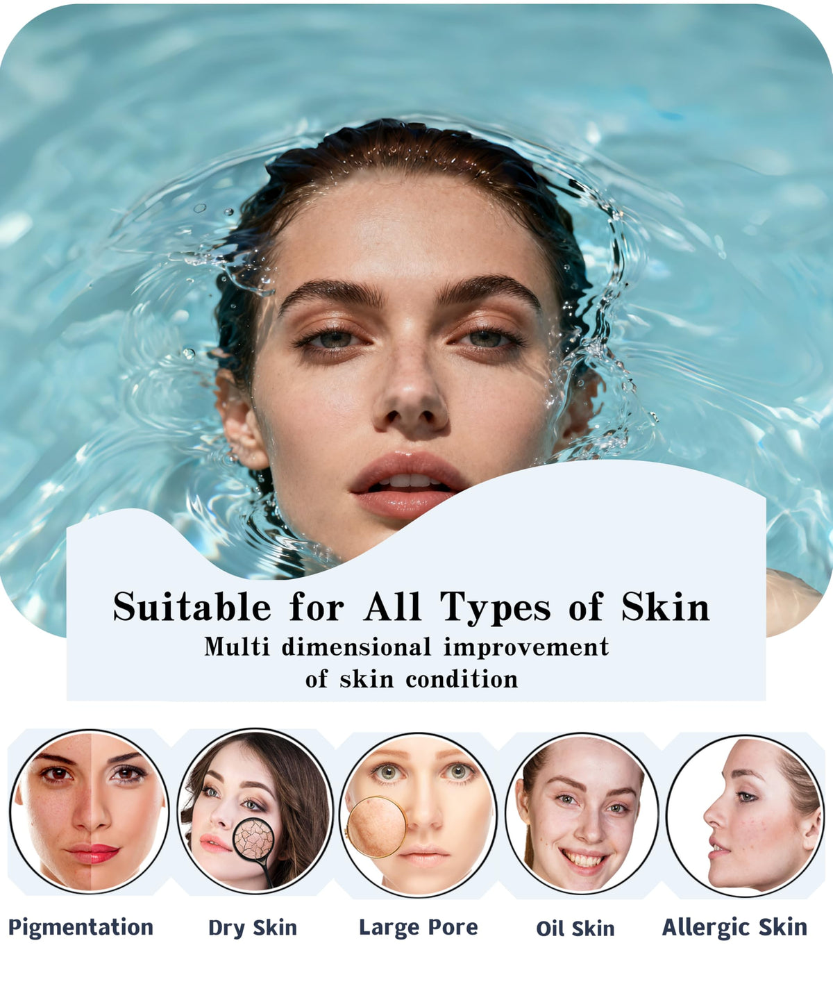 Smldsibe compact steamer enables easy home spa sessions.