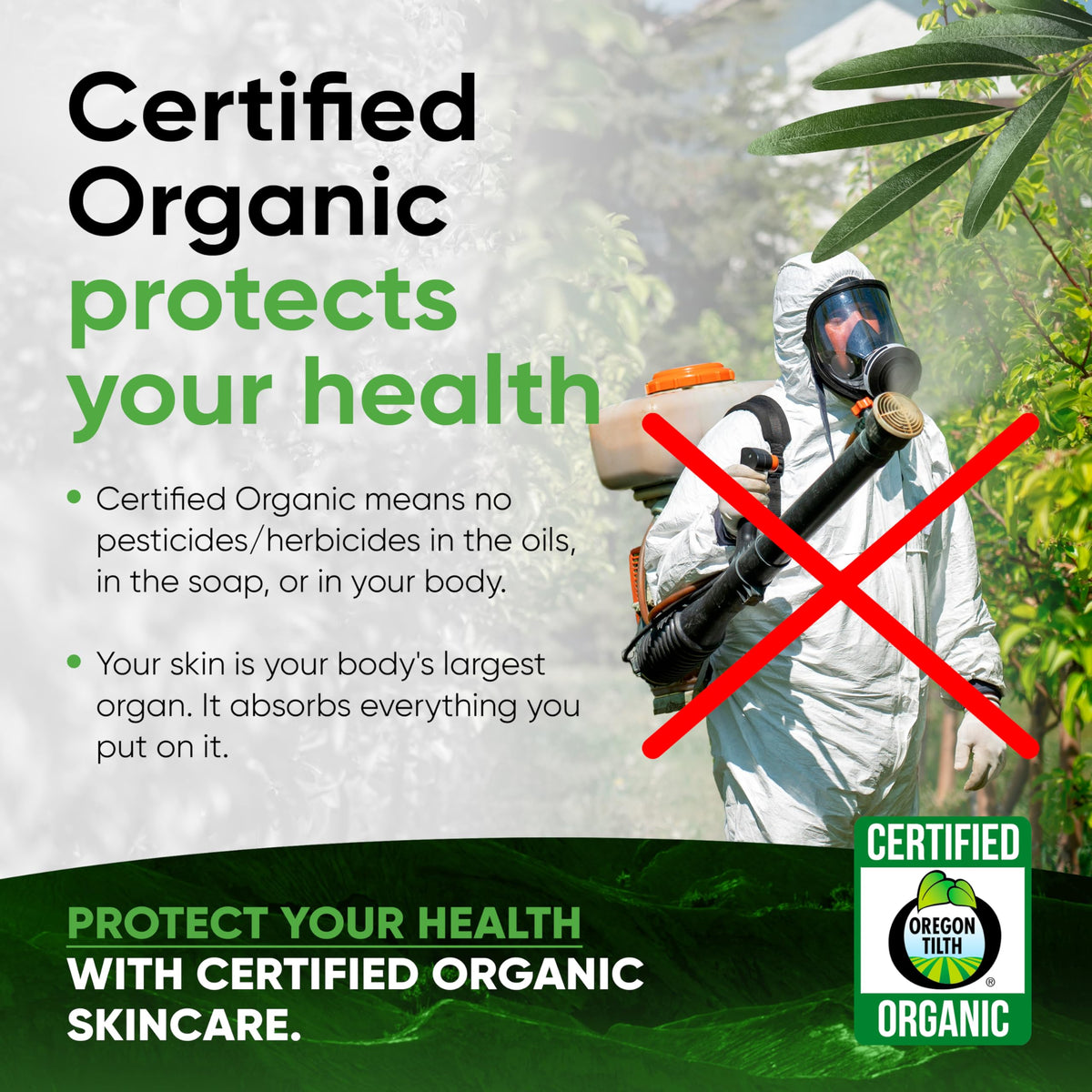 S.M.O.C. Skincare certified organic label visible on packaging.