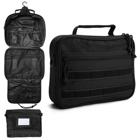 SMONT Toiletry Bag for Men with 3-layer organization for easy access on the go