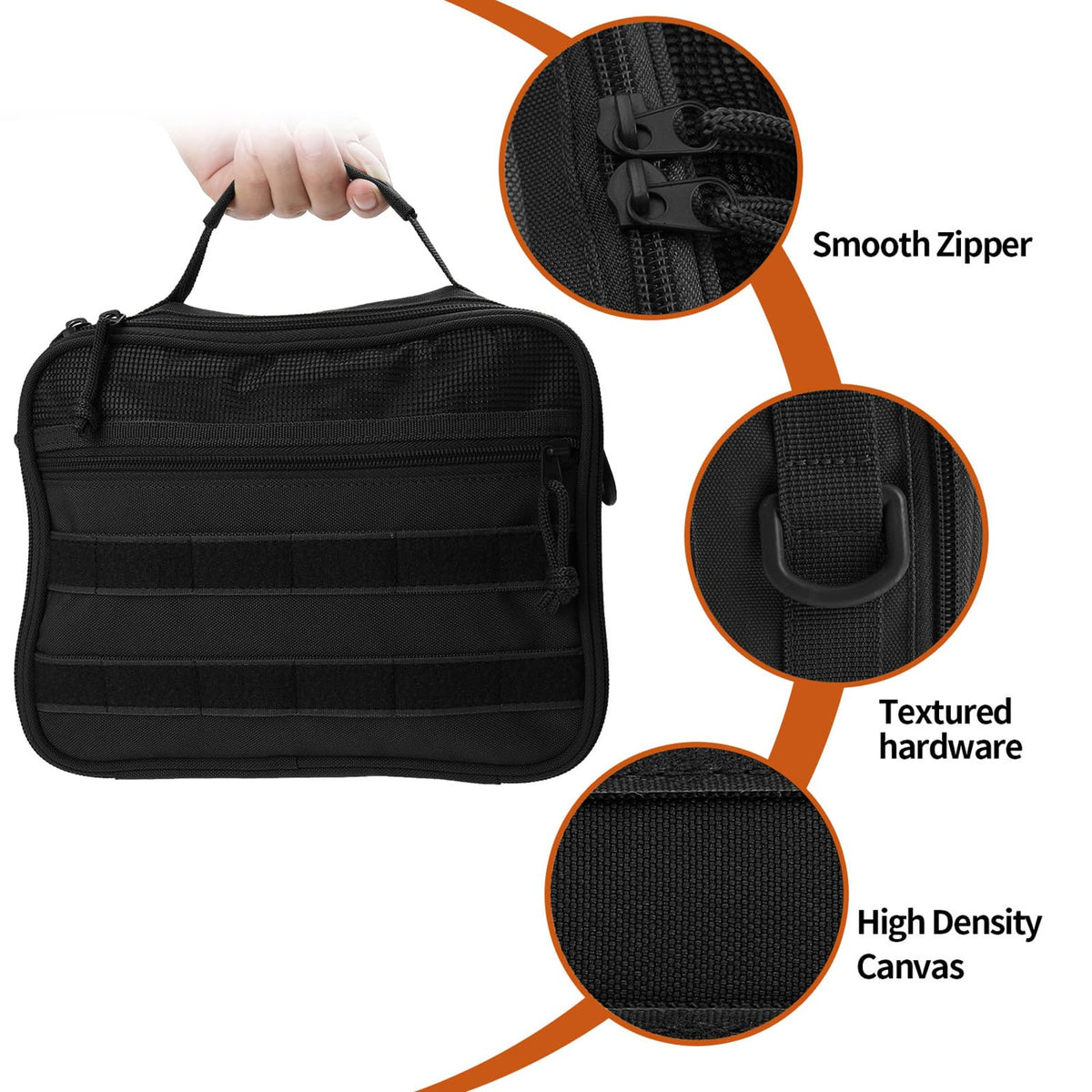 SMONT bag with 360° rotating hook for versatile hanging