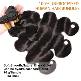 Smoothair Body Wave Bundles – double-machine weft for smooth, tangle-free wear.