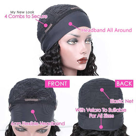 Includes wig cap, lashes, and headbands for a ready-to-wear look with Smoothair.