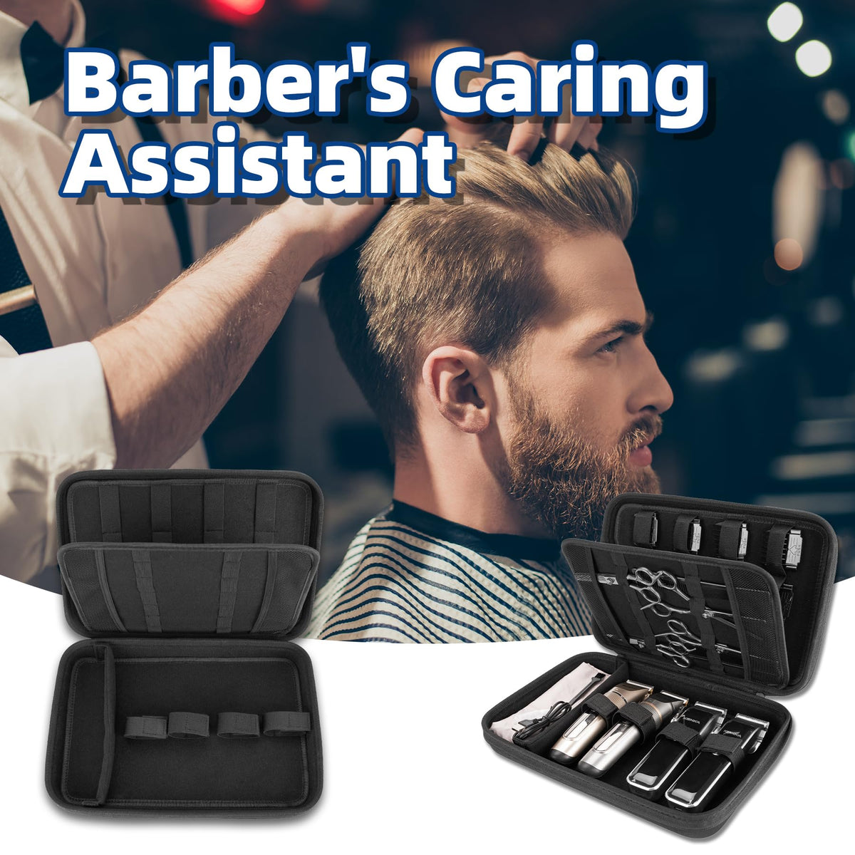 SMYV barber bag fits Wahl and other brands for versatile compatibility