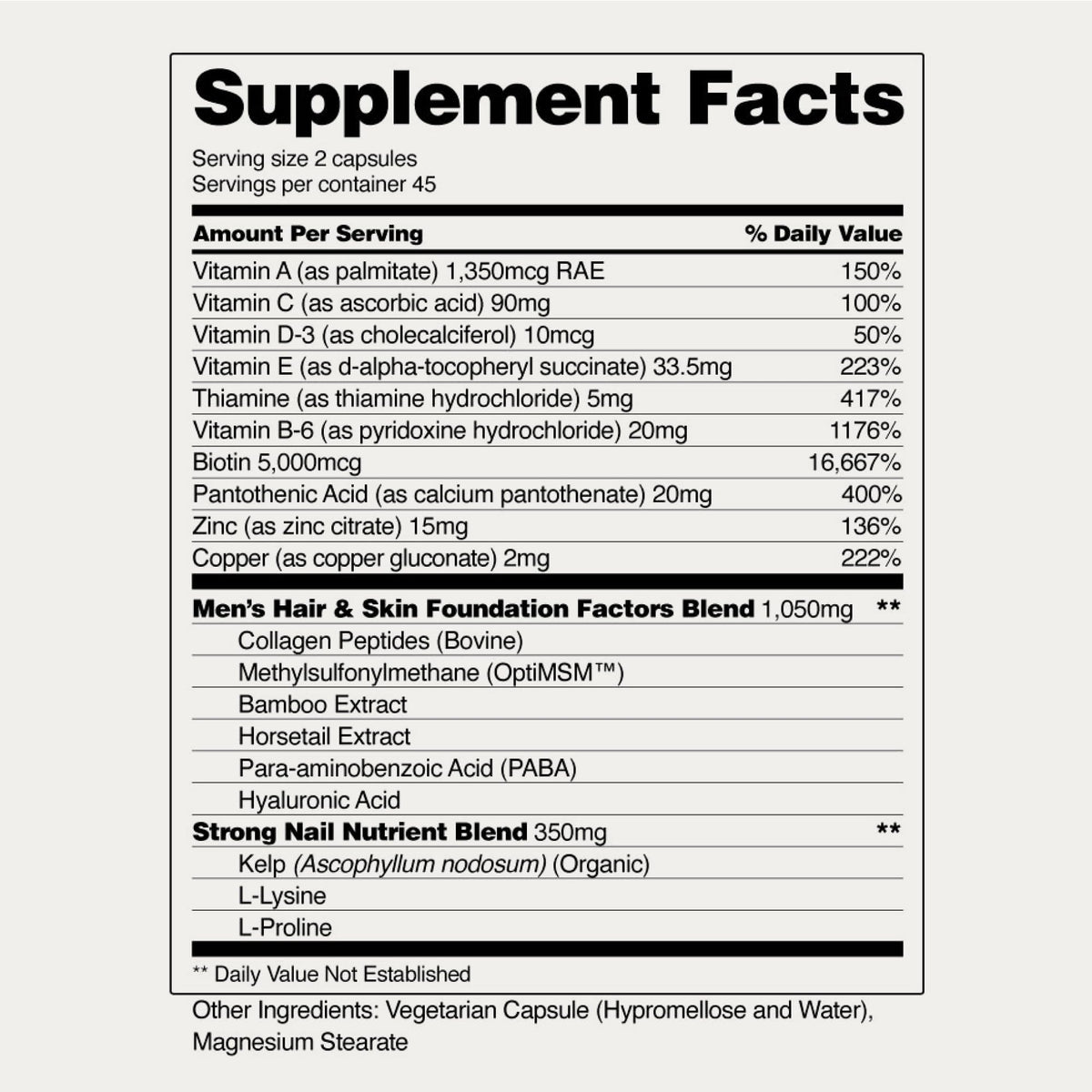 Snap Supplements bamboo ingredient natural silica source for improved hair resilience