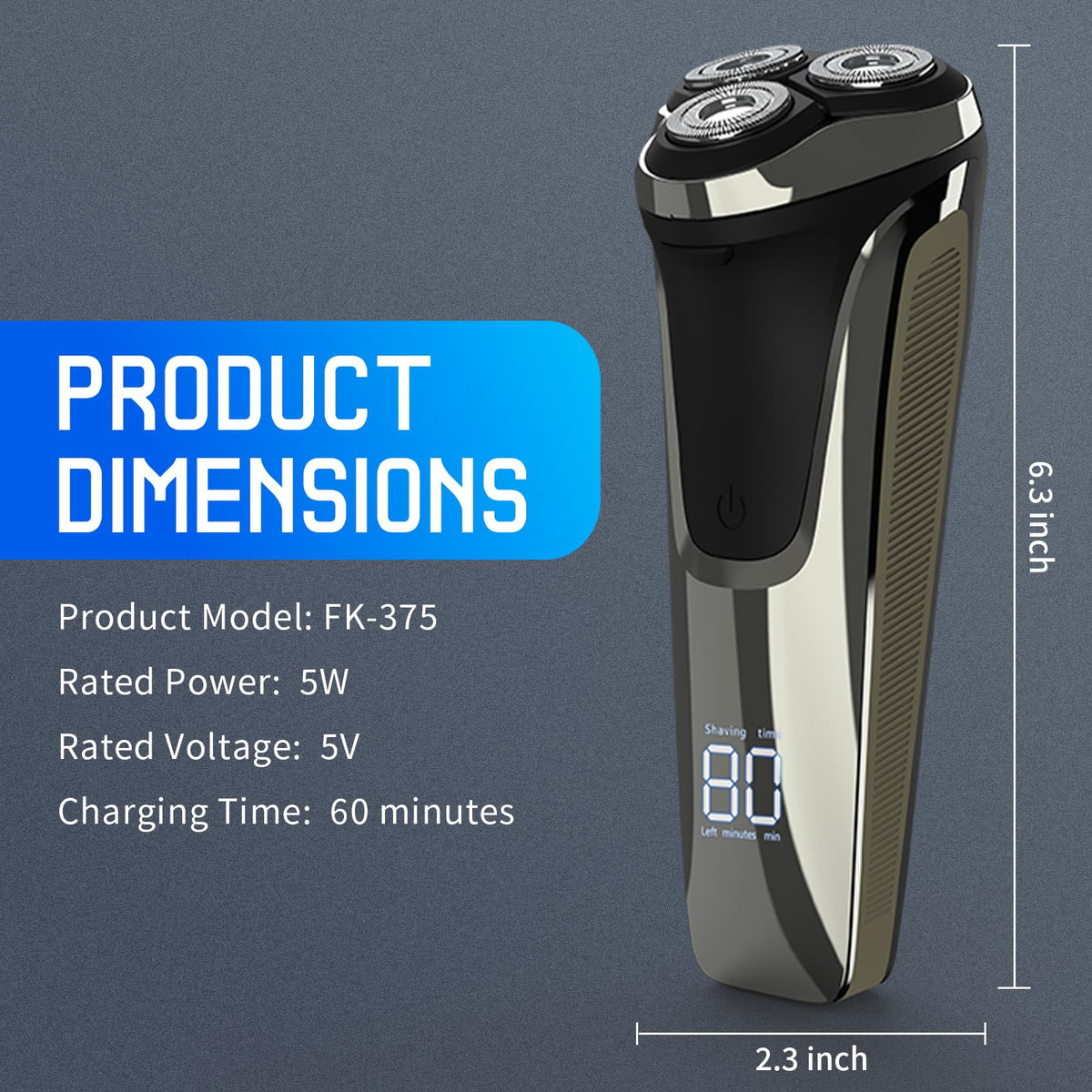Snapbuy electric razor wet and dry use scenario