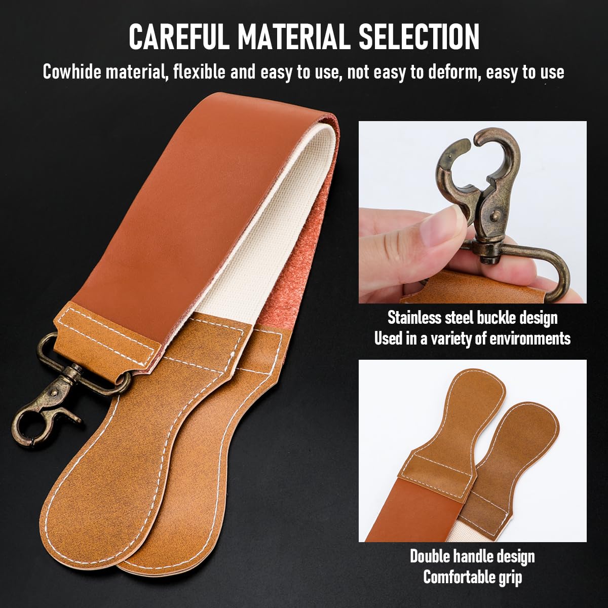 SNBNX ergonomic handle ensures balanced control during shaving sessions