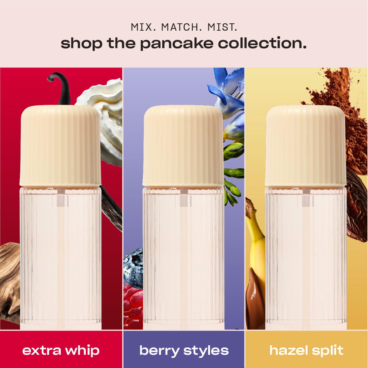 Snif Extra Whip whipped cream swirl conveys indulgent gourmand vibe.
