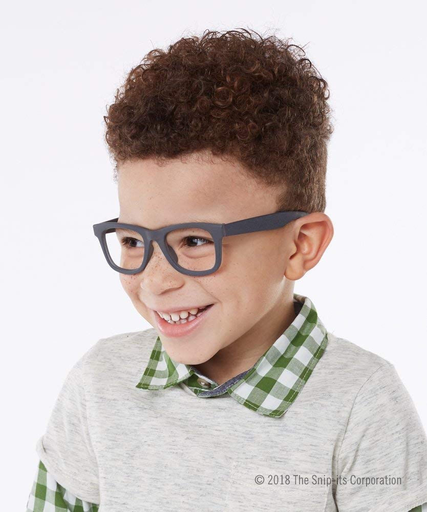 Snip-its Silly Slicker kid hair style demonstrates flexible hold for playful looks.