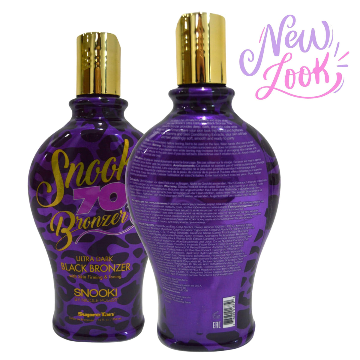 Snooki Supre Henna and DHA bronzer application on skin for rich color development
