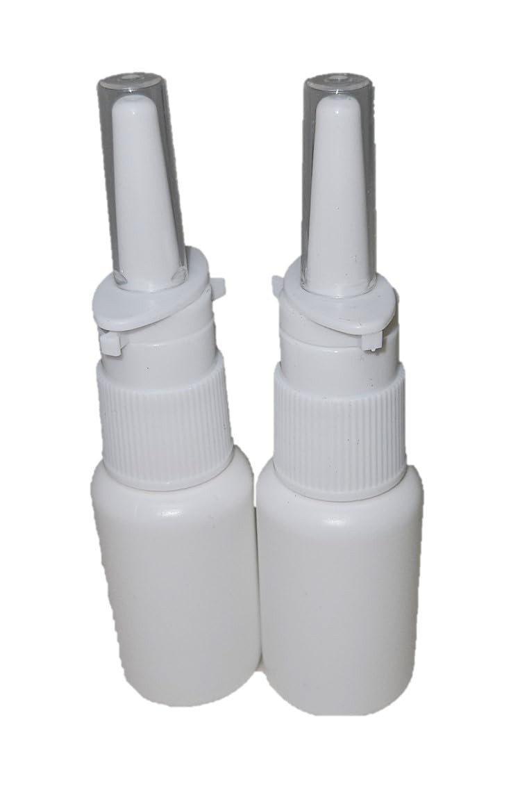 Snoot! 2-pack 30ml nasal spray bottle with leakproof pump for travel.