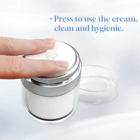 Snowso vacuum pump technology shown for easy dispensing.