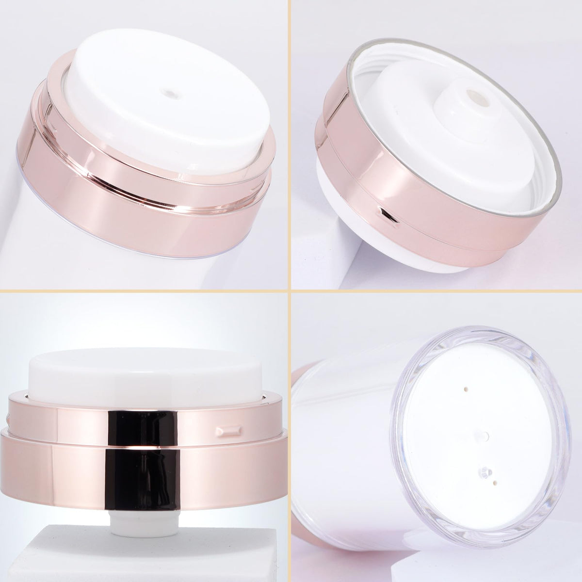 Snowso leak-proof cap and plunger close-up demonstrates secure sealing