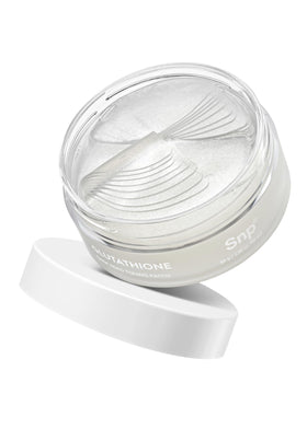 SNP eye patch packaging showing 60 patches for brightening and hydration.