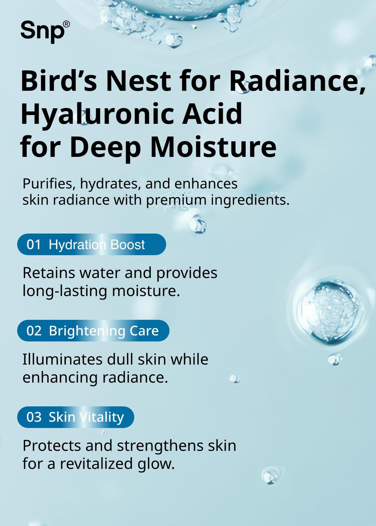SNP BirdNest Hyaluronic mask in a skincare routine for Korean-inspired care.