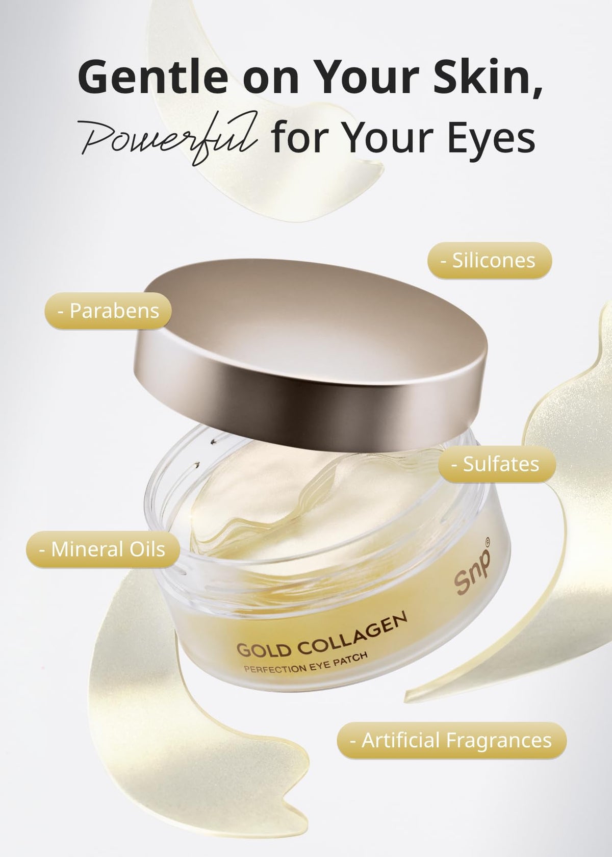 SNP Perfection eye patch designed for overnight rejuvenation.