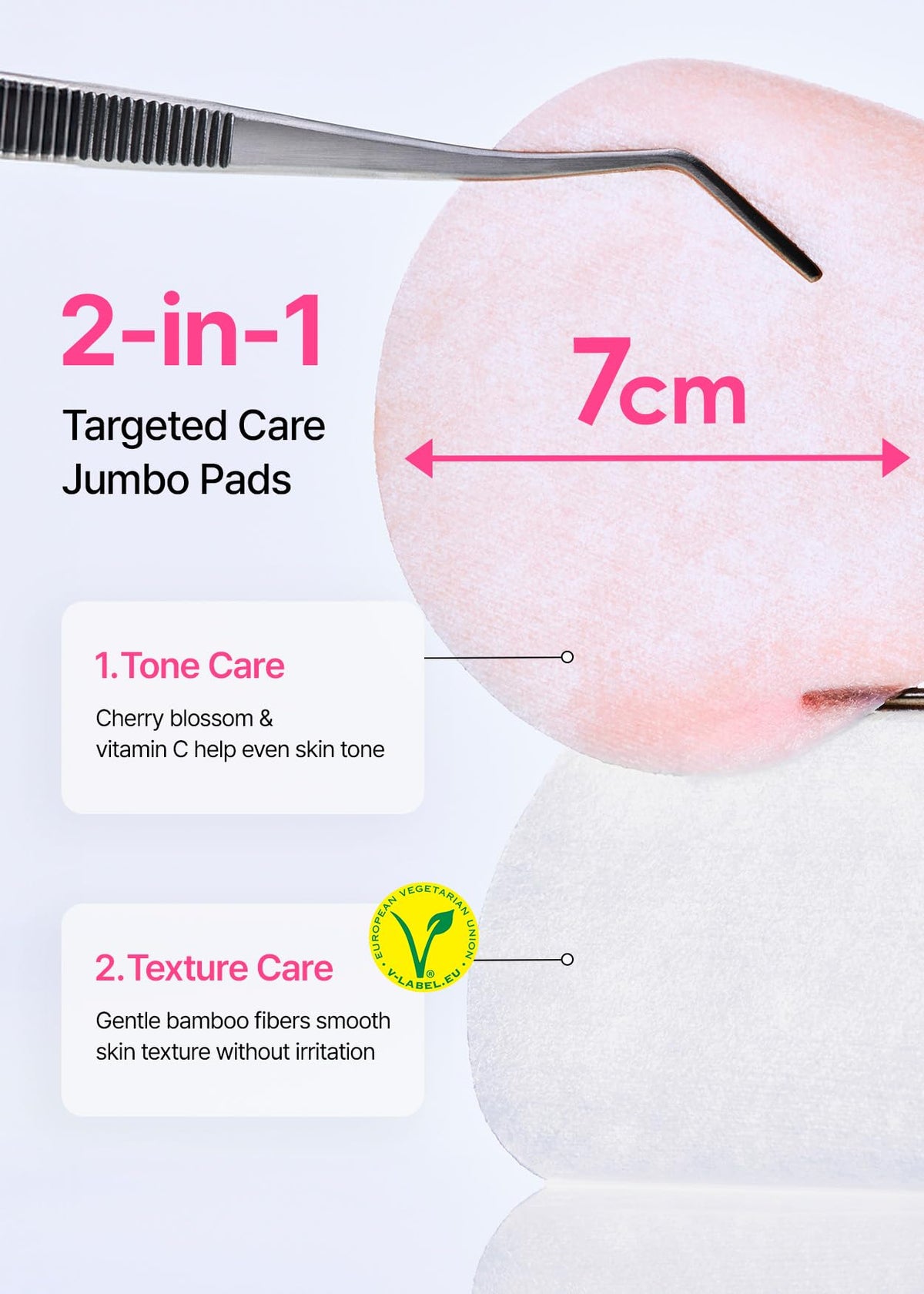 SNP gentle on sensitive skin toner pad, dermatologist-tested.