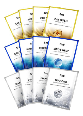 SNP Bird Nest sheet mask delivers deep hydration for stressed, sensitive skin.