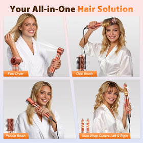 SnugLuv oval volumizing brush delivers root lift for fuller-looking hair.