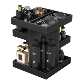 SNYTHX Cologne Organizer wood stand – organized display for easy access.