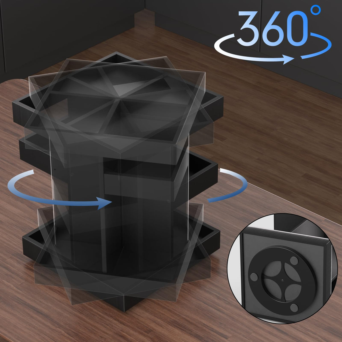 SNYTHX Easy Assemble Countertop Storage – quick setup for a decluttered space.