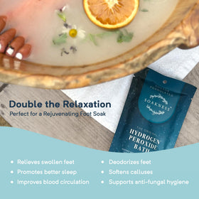 Soakness doctor-formulated pure Epsom salts pack for premium home baths
