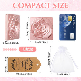 Soaoo rose gold outer shell closeup highlighting refined finish and portability