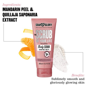Soap & Glory Original Pink scrub texture close-up for even exfoliation.