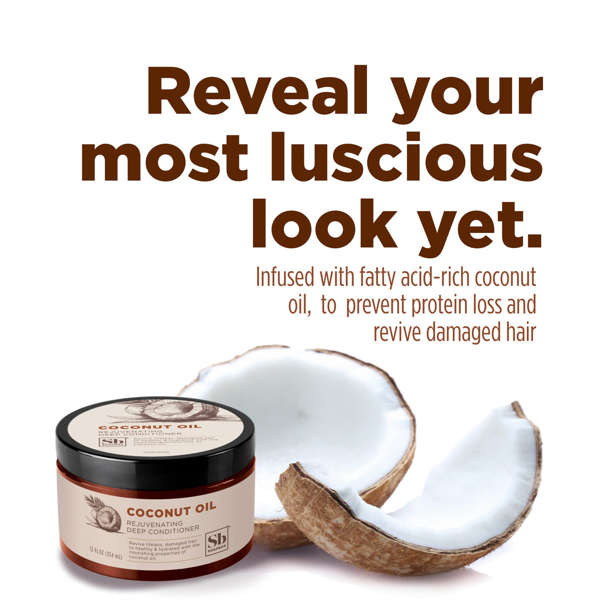 Hands applying conditioner for a 5–10 minute detangling treatment.