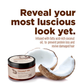 Hands applying conditioner for a 5–10 minute detangling treatment.