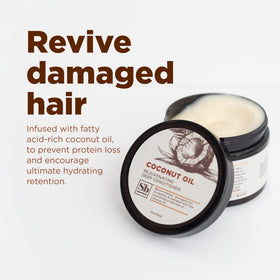 Close-up of a lightweight, non-greasy rinse leaving hair smooth.