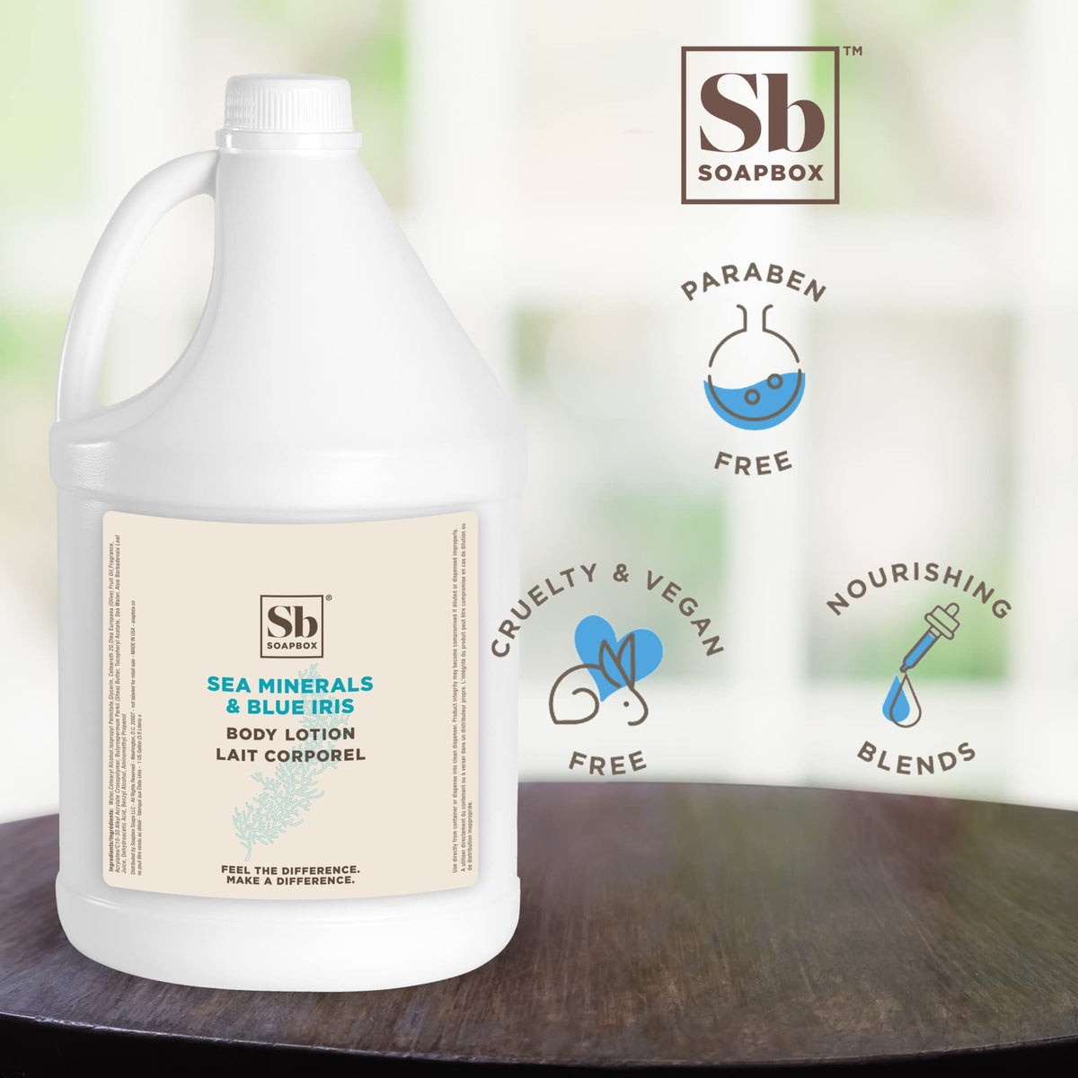 Soapbox Shea butter hydration emphasizes rich, velvety feel for dry skin
