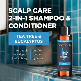 Soapbox Tea Tree Eucalyptus scent close-up for an invigorating experience