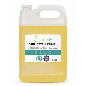 Soapeauty Apricot Kernel Oil bottle pour for smooth skin.