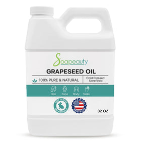 Soapeauty grape seed oil bottle ideal for facial and hair care.