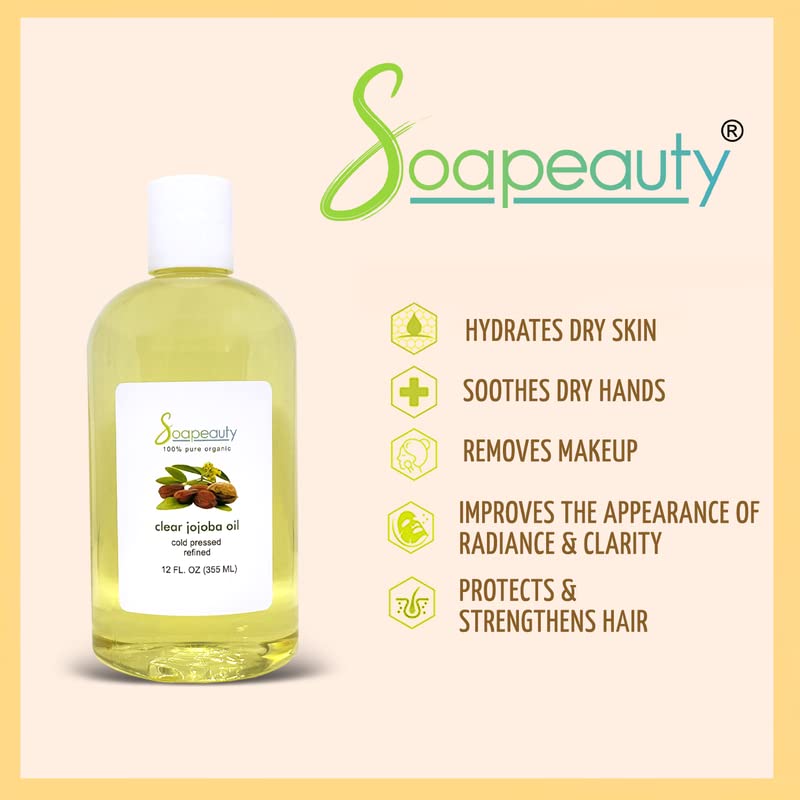 Soapeauty Clear Jojoba Oil usage setup—simple routine for face, skin, and nails.