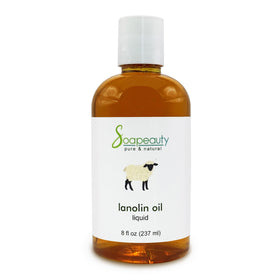 Soapeauty Lanolin Oil 8oz bottle for skin and hair hydration