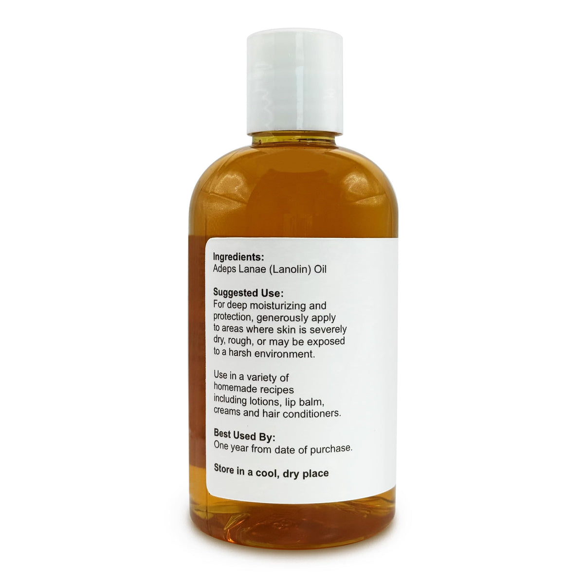 Soapeauty Lanolin Oil bottle pour for easy skincare application