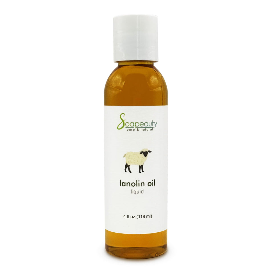 Soapeauty Lanolin Oil bottle: premium moisturizing oil for skin, lips, and hair.