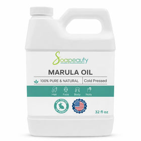 Soapeauty Marula Oil bottle close-up for pure skin and hair nourishment