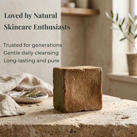 Sobeautis Aleppo soap versatile for face body and hair care