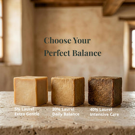 Sobeautis Aleppo soap on dish drying between uses prolongs life