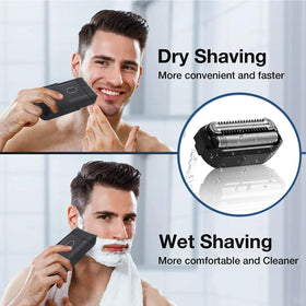 Sodaer easy-clean and replace blades for low-maintenance grooming.