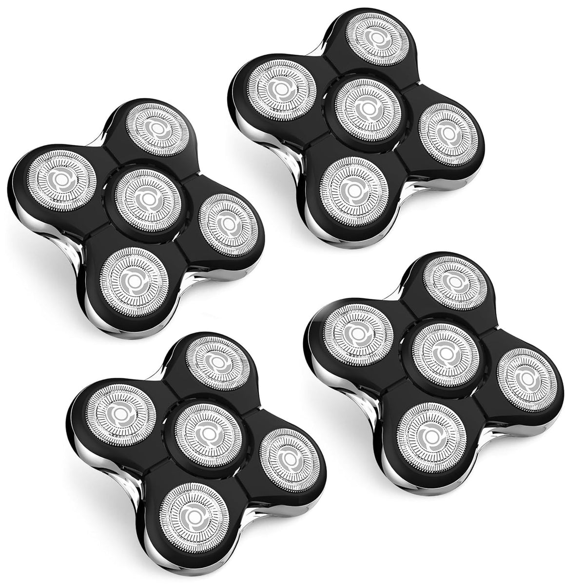 Sodaer replacement head for Remington XR7000 Balder Pro; four pack for quick grooming.