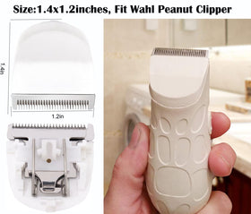 Sodaer peanut blade side view demonstrating snap-on fit for Wahl Peanut