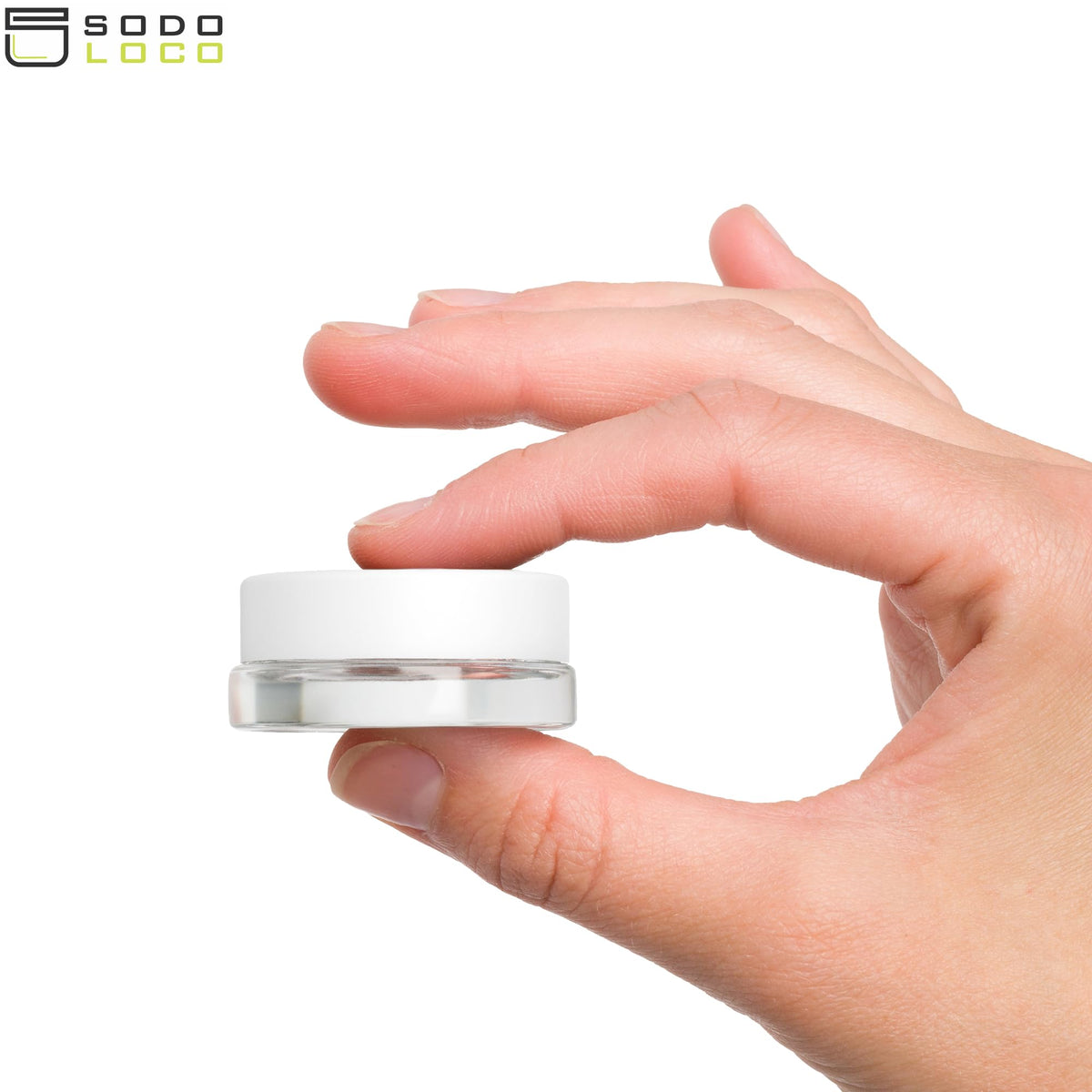 Sodo Loco airtight-seal lid with foam liner preserves contents and prevents leaks