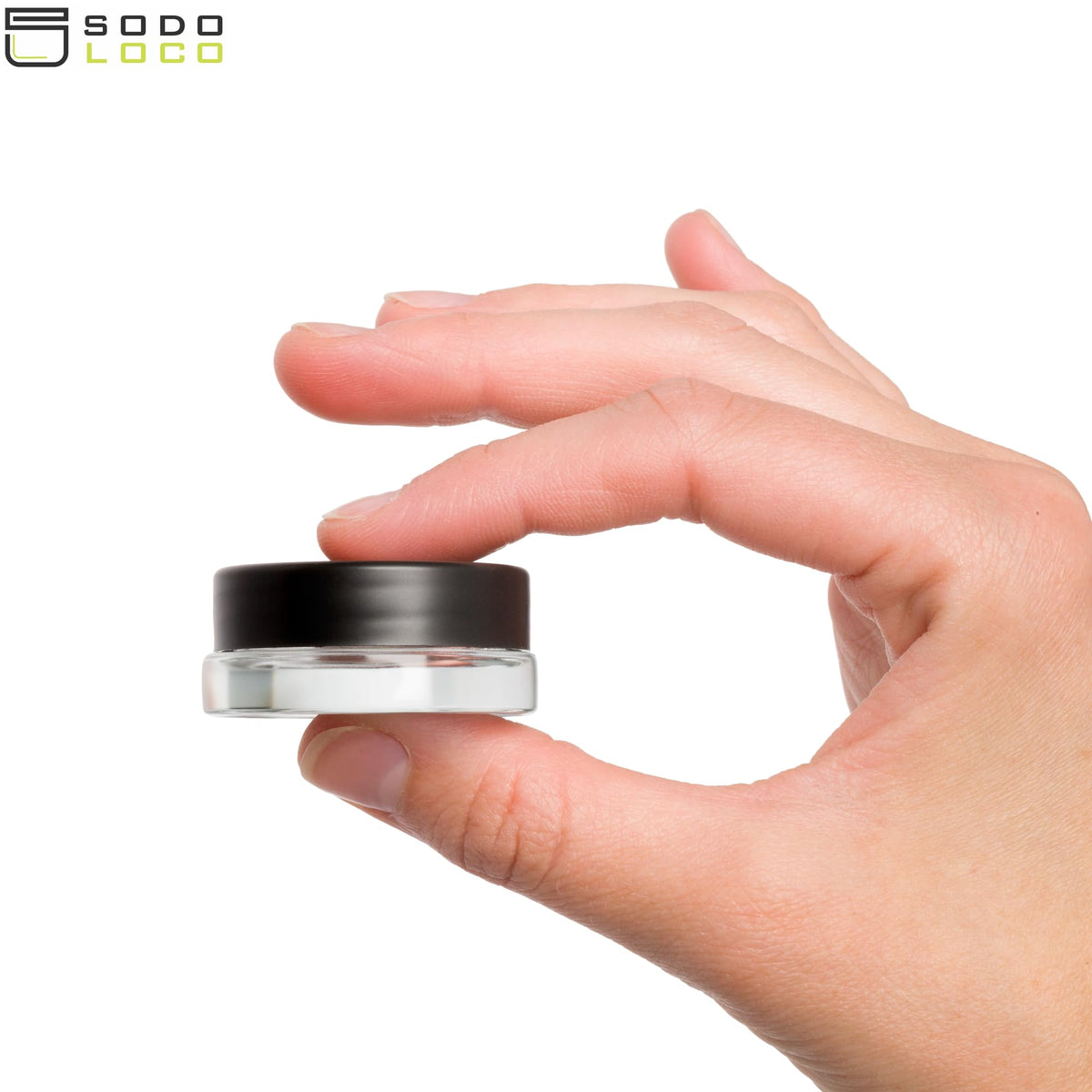 Sodoloco jar ideal for oils, creams, cosmetics and waxes in studios and homes.