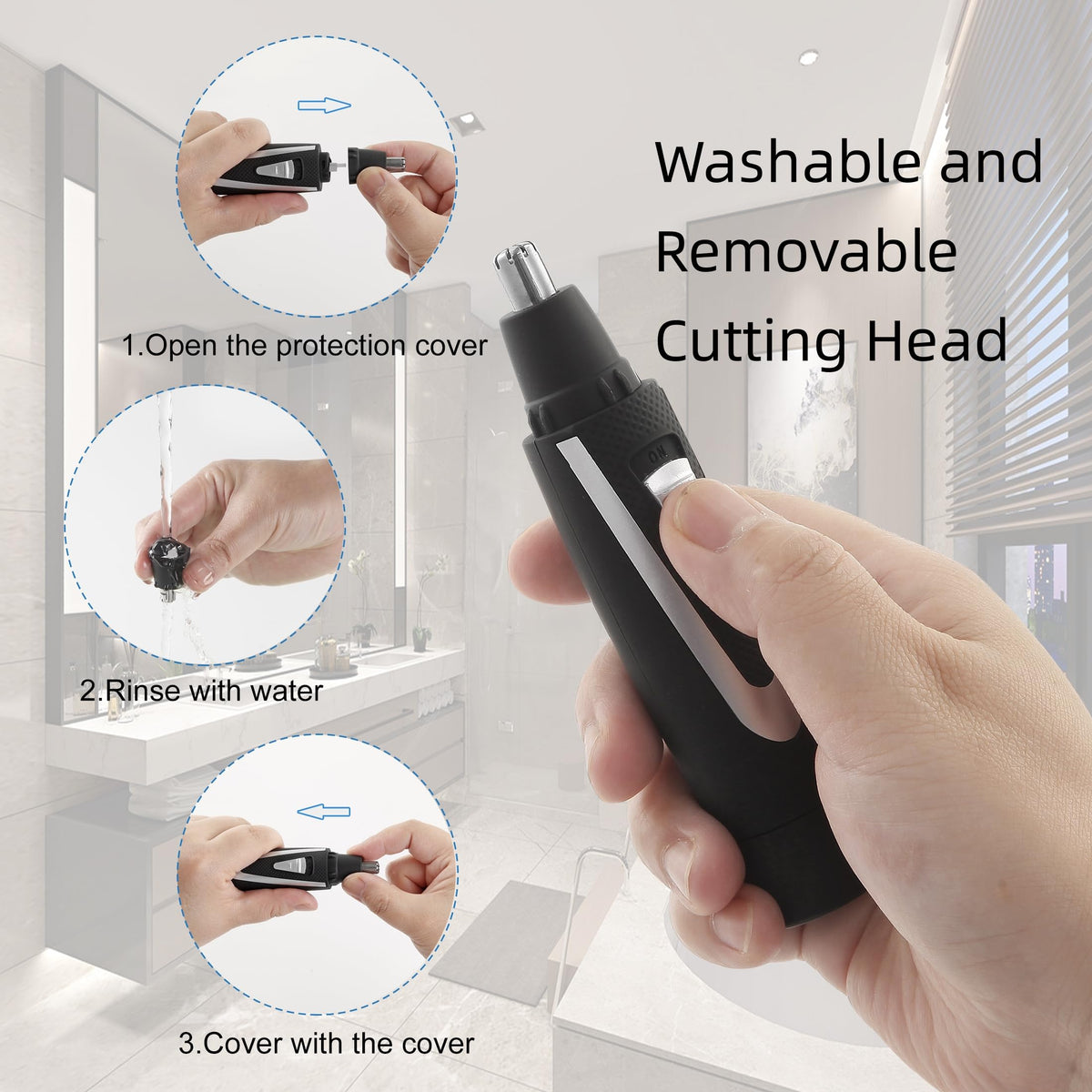 Sodynee washable trimmer head for easy cleaning