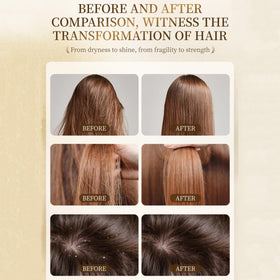 Soelegant Tallow hair shine close-up reveals natural radiance