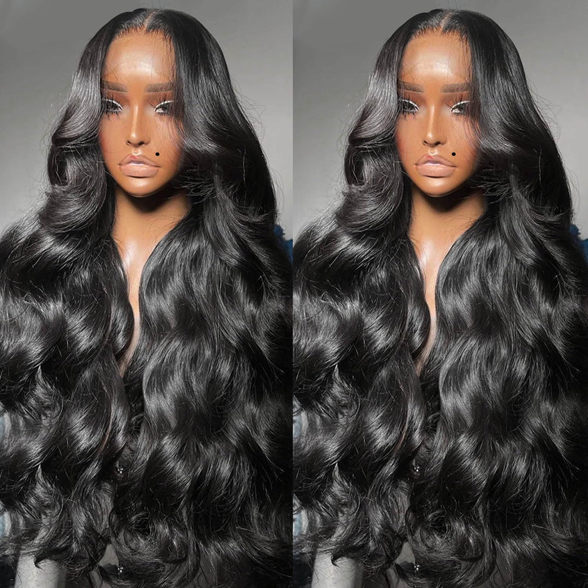Soeyrkke bleached knots with baby hairs detail for a realistic hairline.