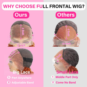 Soez deep wave human hair wig 13x4 lace frontal for versatile parting